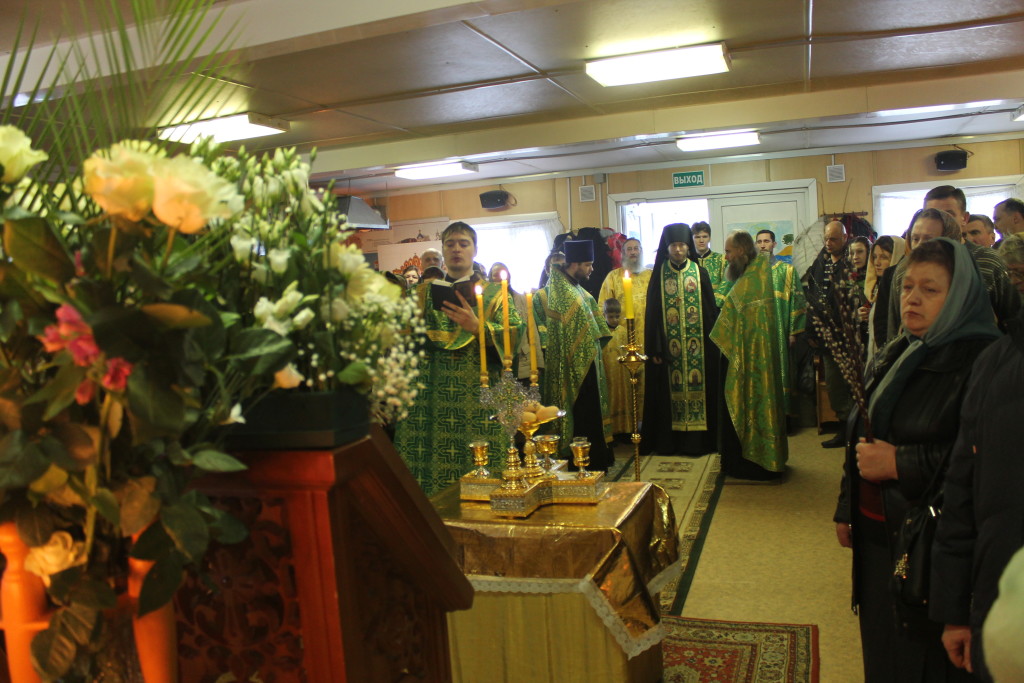 Канун празднования Входа Господня в Иерусалим