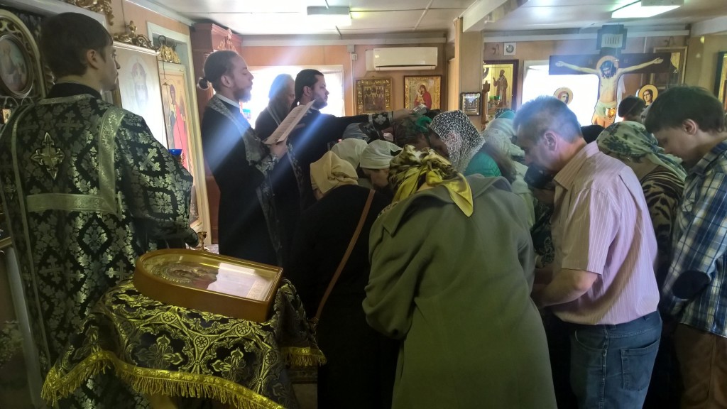 В храме прошло таинство Елеосвящения (Соборования)